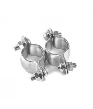 Хомут двойной 25 мм, сталь