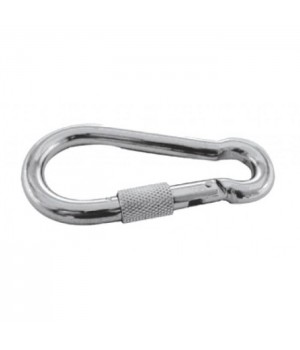 Гак-карабин с винтовым фиксатором 9х90