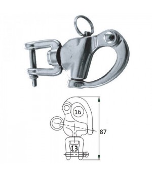 Карабин со скобой 16мм