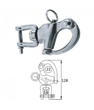Карабин со скобой 22мм