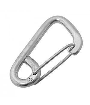 Гак-карабин 60мм, нерж.сталь