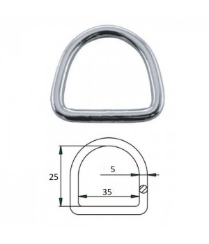 Обушок 5х35 мм