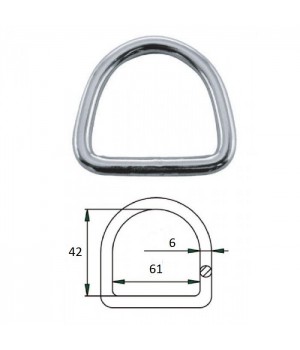 Обушок 6х60 мм