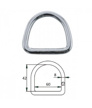 Обушок 8х60 мм