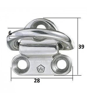 Планка с обушком 6мм