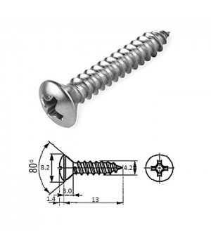 Шуруп п/пот.гол M4.2X 13 нерж.A2