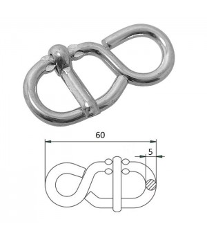 Связка троса 5х60 мм
