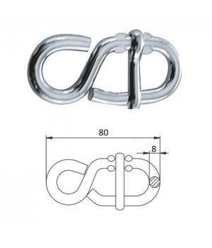 Связка троса 8х80 мм
