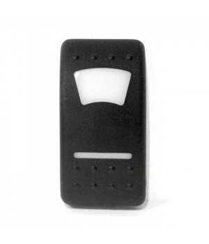 Клавиша переключателя пластиковая черная