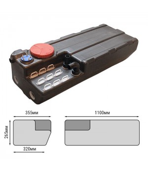 Бак для 'черных вод' горизонтальный 80 литров