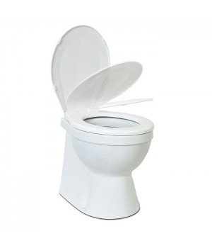 Унитаз судовой 460х480, в комплекте с электр.помпой 12В (нов)