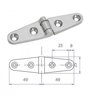 Петля узкая 4'х1'