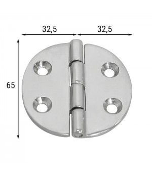 Петля неразъемная 65х65х4 мм