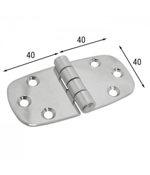 Петля неразъемная 80х40х2 мм