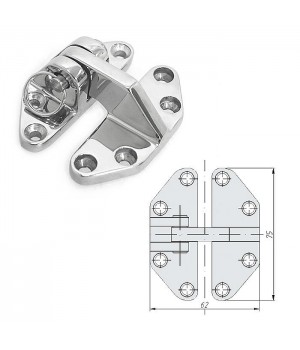 Петля разъемная 75х62 мм
