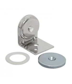 Фиксатор магнитный для двери 31*28*31мм, нерж.сталь