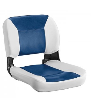 Сиденье NAVIGATOR 410х455 мм, бело-синее