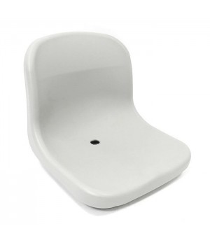 Сиденье пластмассовое 330х360 мм, светло-серое