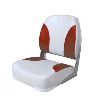 Сиденье мягкое складное Classic Low Back Seat, серо-красное