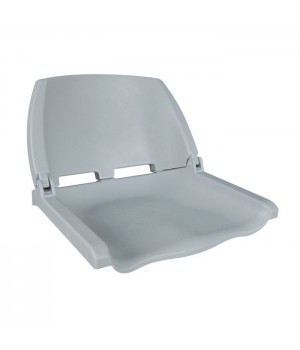 Сиденье пластмассовое складное Folding Plastic Boat Seat серое