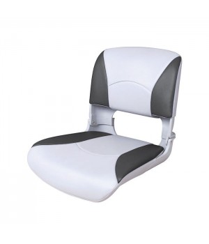 Сиденье пластмассовое складное с подложкой Deluxe All Weather Seat, бело-чёрное