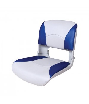 Сиденье пластмассовое складное с подложкой Deluxe All Weather Seat, бело-синее