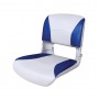 Сиденье пластмассовое складное с подложкой Deluxe All Weather Seat, бело-синее