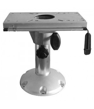 Стойка для сидений 330-430мм c переходником, алюминий