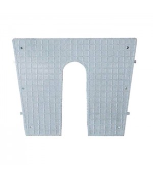 Накладка на транец 430х350 угловая, пластмасса