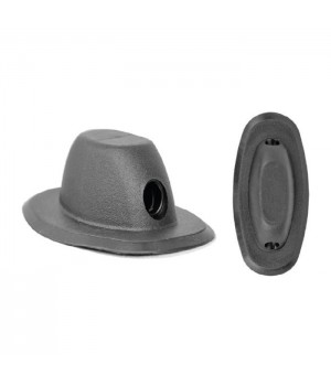 Рым леера 105х65 мм, продольный, сквозной