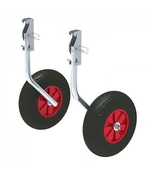 Комплект колес транцевых откидных с защелкой для НЛ 260 мм