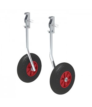 Комплект колес транцевых откидных с защелкой для НЛ типа 'Ротан' 260 мм