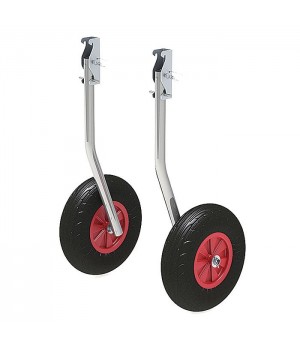 Комплект колес транцевых откидных с защелкой для НЛ типа 'Ротан' усиленных 330 мм