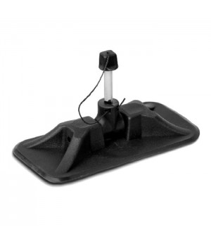 Уключина поворотная 220 х 115 мм, оцинкованная сталь