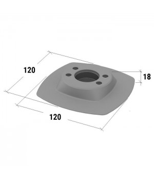 Крепление на баллон надувной лодки