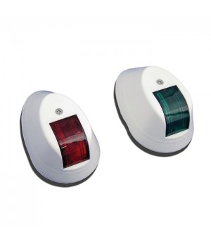 Огни бортовые 55х90 мм, белый корпус