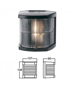 Огонь кормовой 108х107х90 мм черный корпус