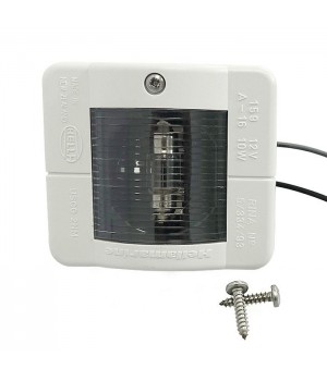 Огонь кормовой 64х71х36 мм белый корпус