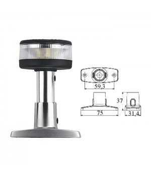 Огонь круговой светодиодный на стойке 102 мм