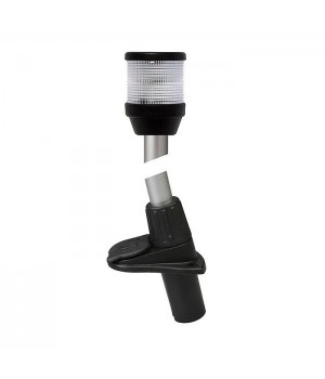 Огонь круговой на съемной стойке 610мм, черный корпус