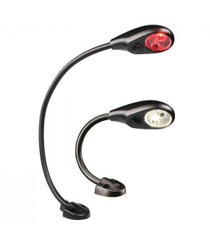 Светильник интерьерный светодиодный на стойке 400мм, бело-красного света