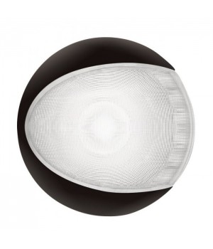 Светильник интерьерный светодиодный накладной 130х30мм, черный корпус