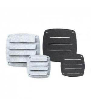 Крышка вентиляции пластмассовая квадратная 127х127мм