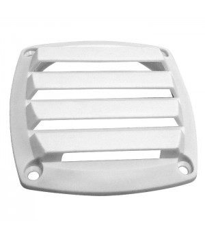 Крышка вентиляции пластмассовая квадратная 85х85мм, белая