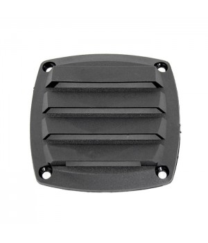 Крышка вентиляции пластмассовая квадратная 85х85мм, черная