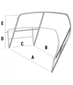 Леер носовой тип 1 (4 стойки) под заказ