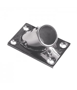 Основание леера 22мм, 76х40 мм, наклон 45 град