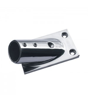 Основание леера 25.4мм, 80х45 мм, наклон 30 град