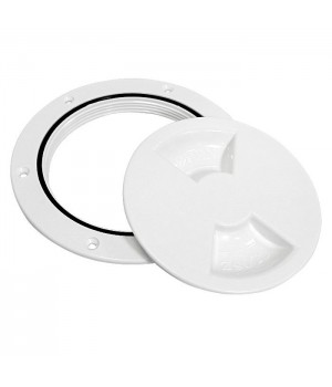 Крышка люка технологическая 100.0 белая