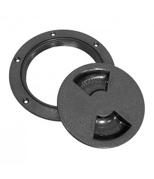 Крышка люка технологическая 100.0 черная